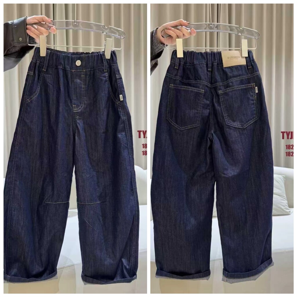 天依角2026春18253新款18260薄款牛仔裤中大男女童中性亲子