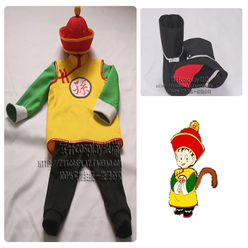 cosplay服装七龙珠之孙悟饭cos服装刀剑乱舞古风儿童套装汉服定制