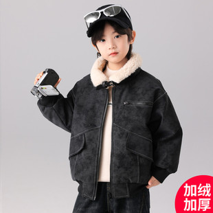 儿童冬装 英国next 冬季 2026新款 夹克 music男童加绒加厚外套秋冬款