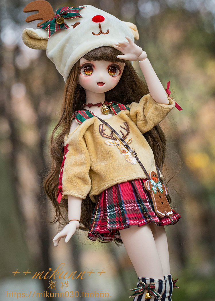 完售展示尺寸节日套装bjd娃衣