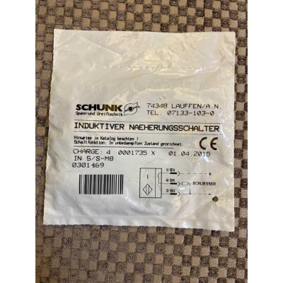 询价SCHUNK IN5/S-M8 0301469 熊克传感器 原装正品现货议价