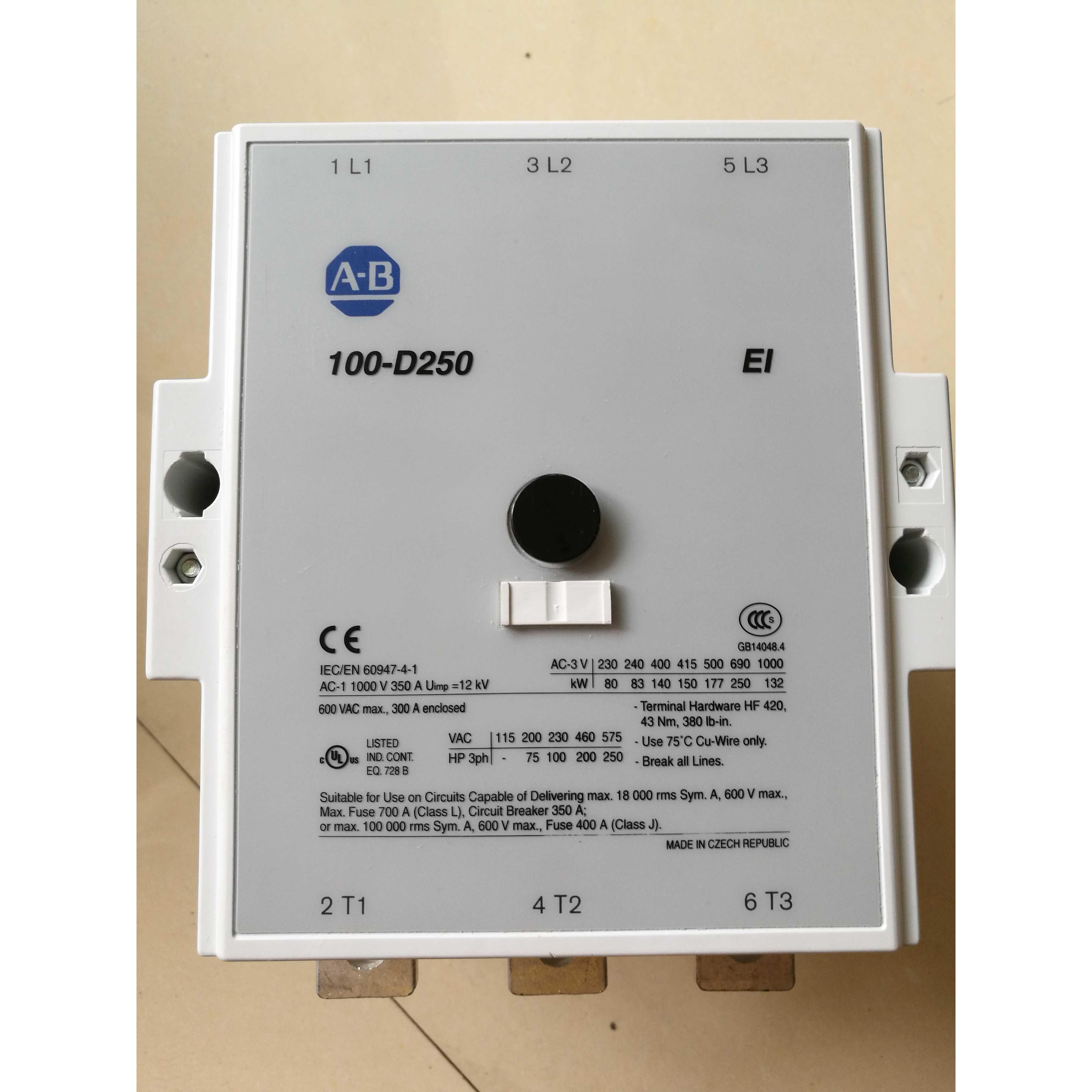 询价A-B交流接触器100-D250ED11 100-D250EA11 110V 220V 全新原