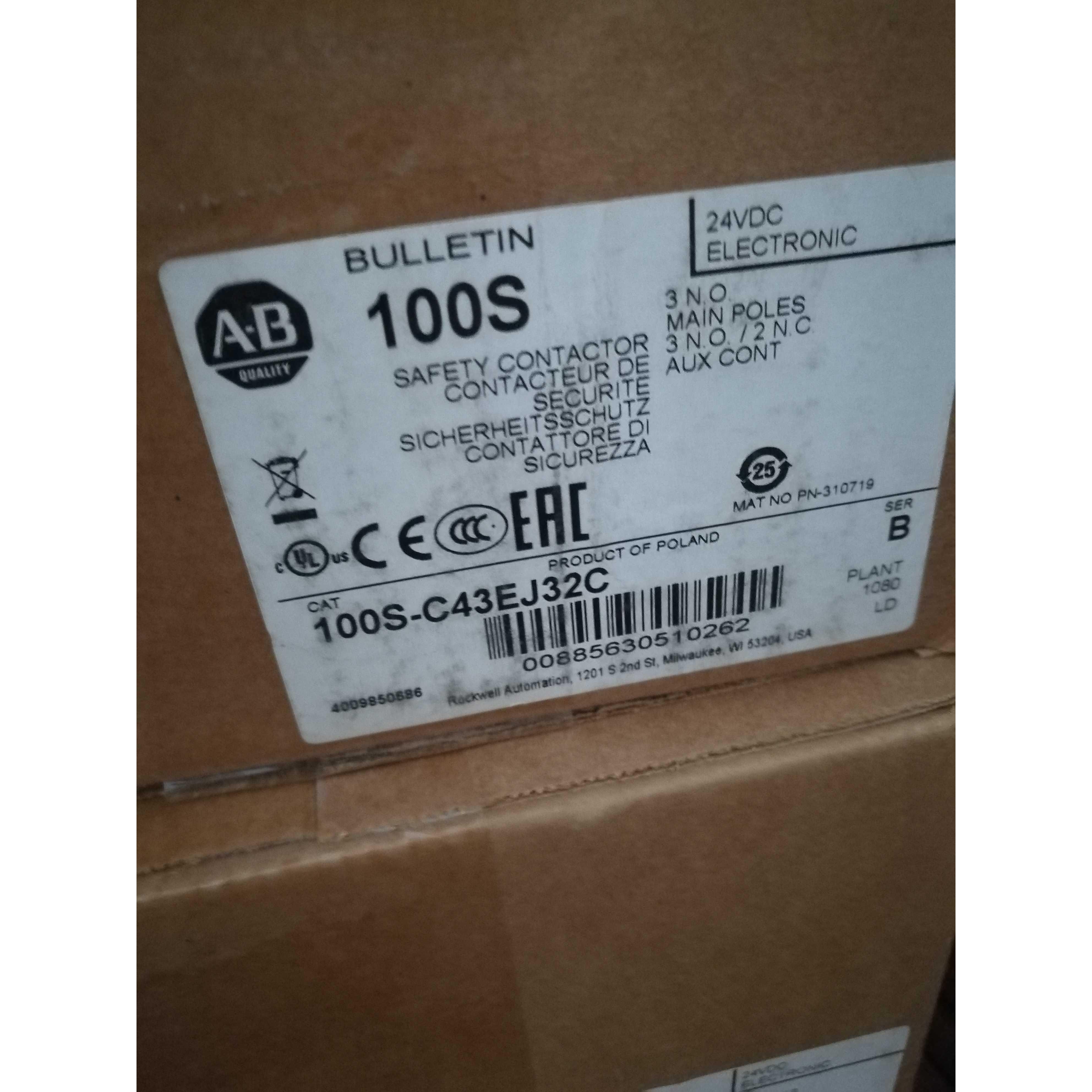 询价AB安全接触器100S-C43EJ32C 100-C43E*00 100-C43EJ01 全新原