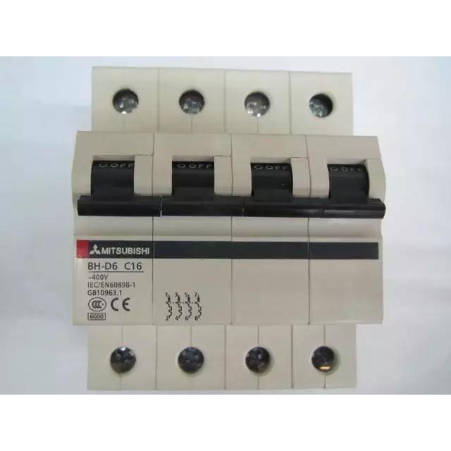 询价原装正品BH-D6 4P C16三菱空气开关小型断路器议价