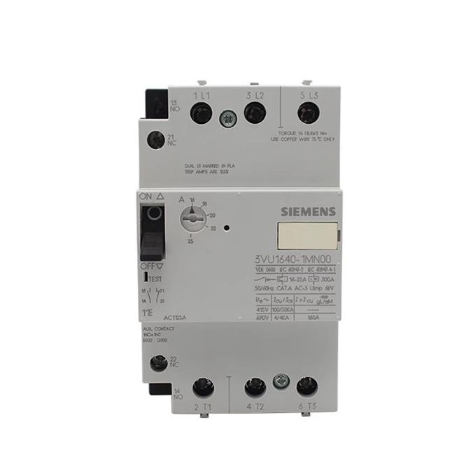 询价原装正品 西门子马达保护断路器3VU1640-1MM00 10-16A 全新现