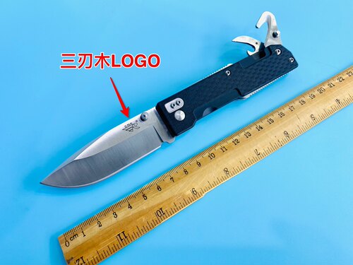 原装正品特价三刃木9052无锁小刀多功能救生刀具质量好手感棒