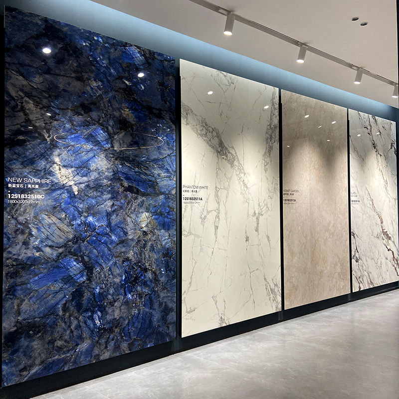 1800X3200岩板电视背景墙亮光