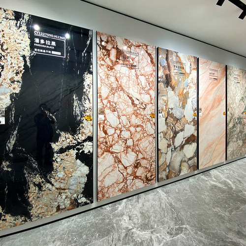 1200x2700岩板电视背景墙轻奢