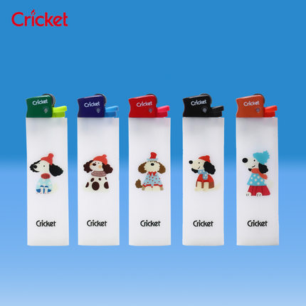 正品进口Cricket草蜢一次性打火机砂轮火石个性创意明火防爆
