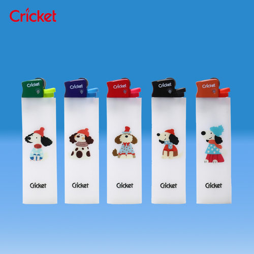 正品进口Cricket草蜢一次性打火机砂轮火石个性创意明火防爆