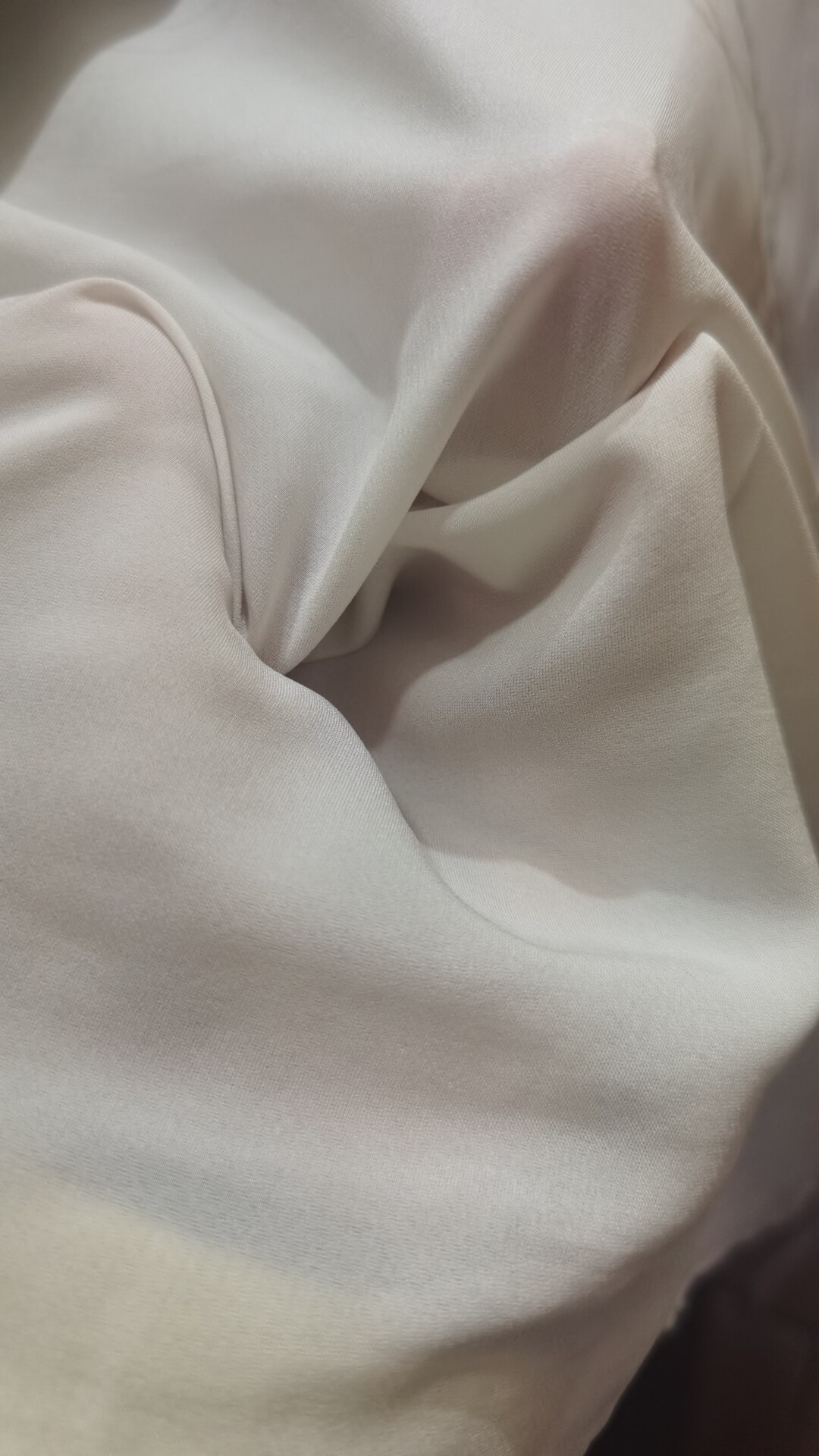 白色弹力缎宽幅素色旗袍唐装面里布可绣花印花服装布料