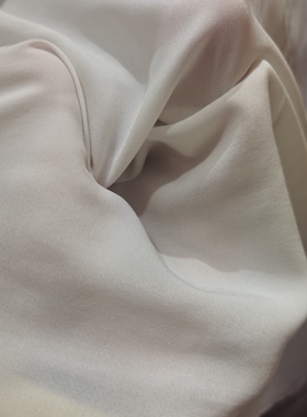白色弹力缎宽幅素色旗袍唐装面里布可绣花印花服装布料