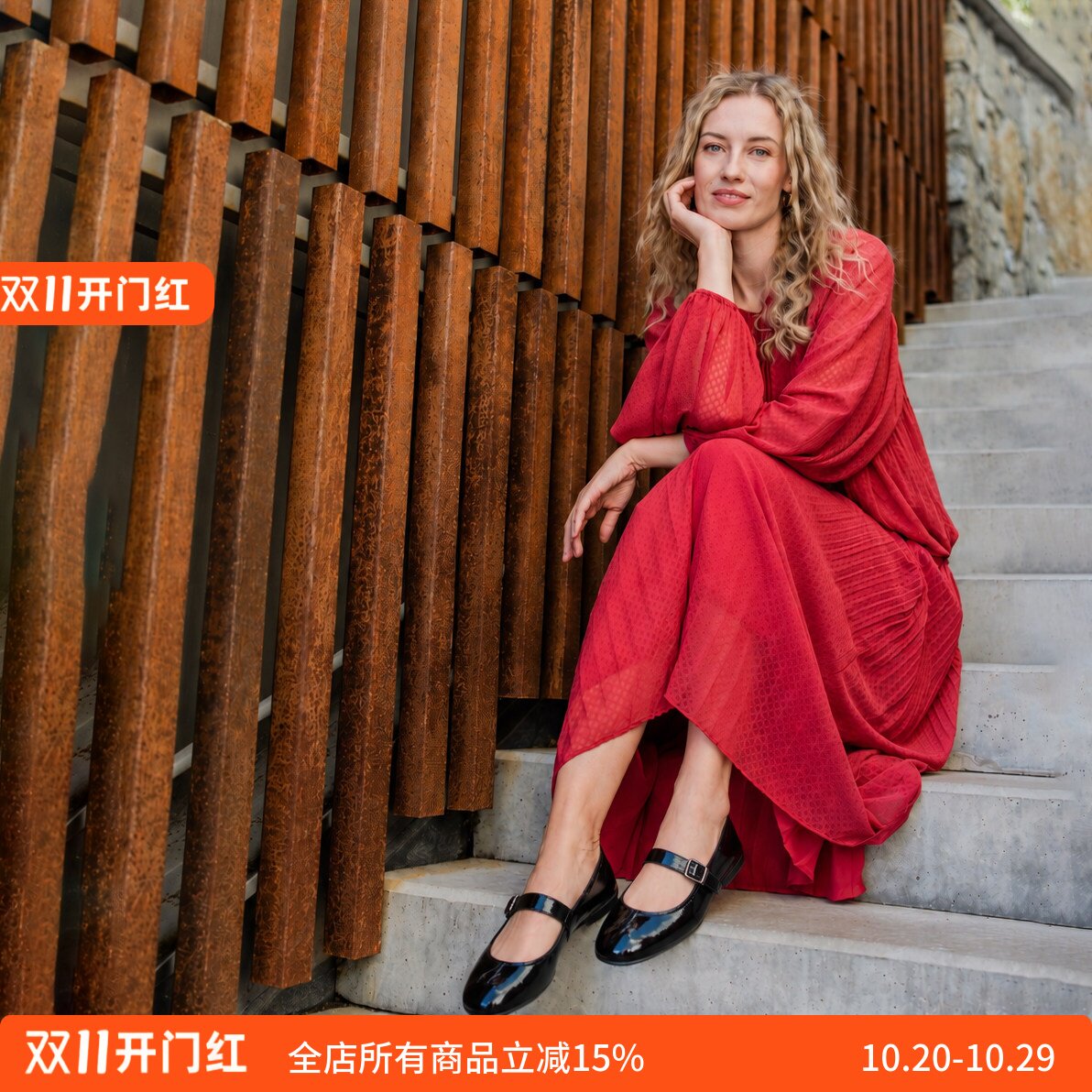 GABOR 嘉宝 3020.02 里外全皮软漆皮低跟舒适玛丽珍女鞋