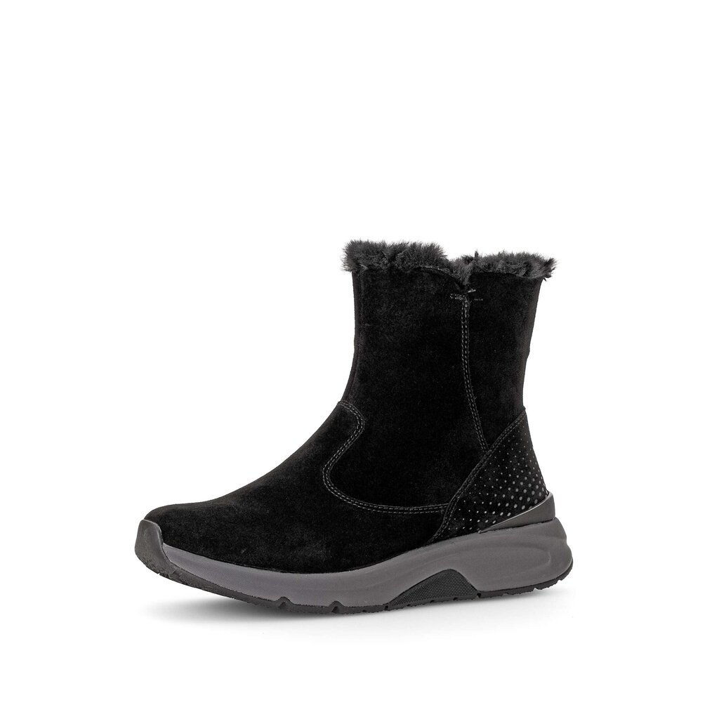 Rollingsoft 宽楦摇摇底 德国 GABOR 76.882 超轻增高底保暖短靴