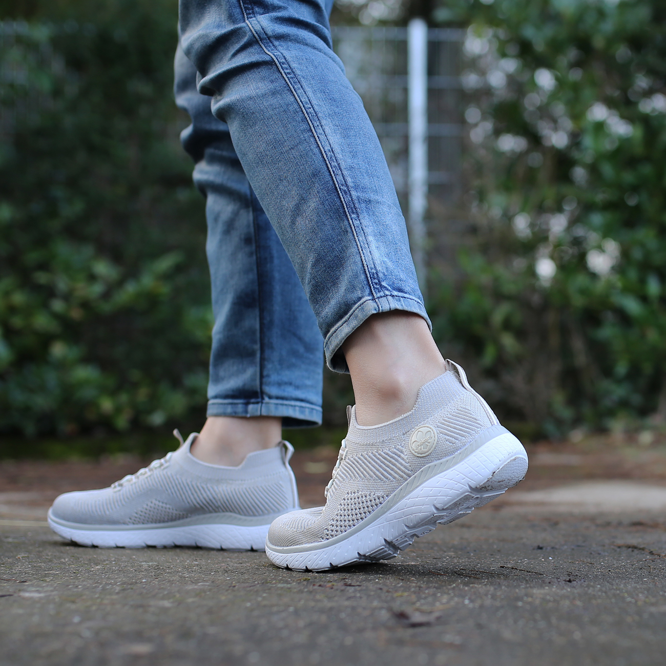 宽楦 超轻弹力鞋面减震德国RIEKER M5074 透气2024春夏新款休闲鞋