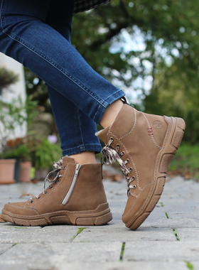 H版深度加宽 防滑增高底轻便保暖 RIEKER 72320 2025秋冬新款短靴