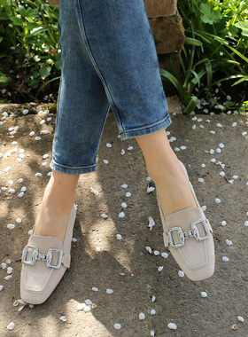 软软很好穿颜值在线友高HOGL 101732春夏新款软底真皮休闲平底鞋