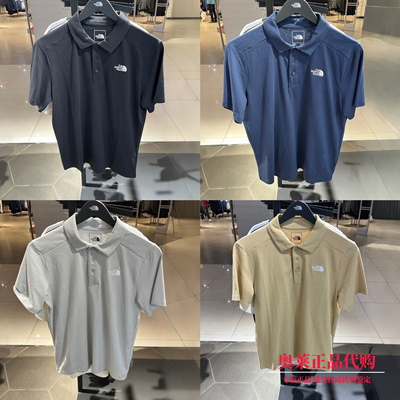 25春夏新款TheNorthFace 北面POLO衫男款户外舒适纯棉短袖T恤8EY7