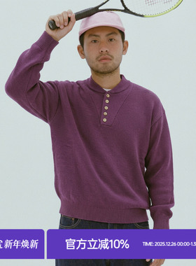 MilkShot 排扣智性毛衣男内搭针织衫cleanfit老钱风冬季毛衣