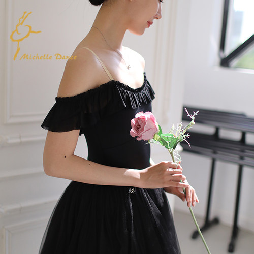 MichelleDance 2025剧院系列芭蕾连体服黑天鹅