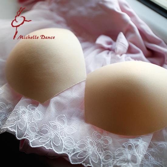 MichelleDance 胸垫\乳贴连体服好伙伴立体薄款不变形