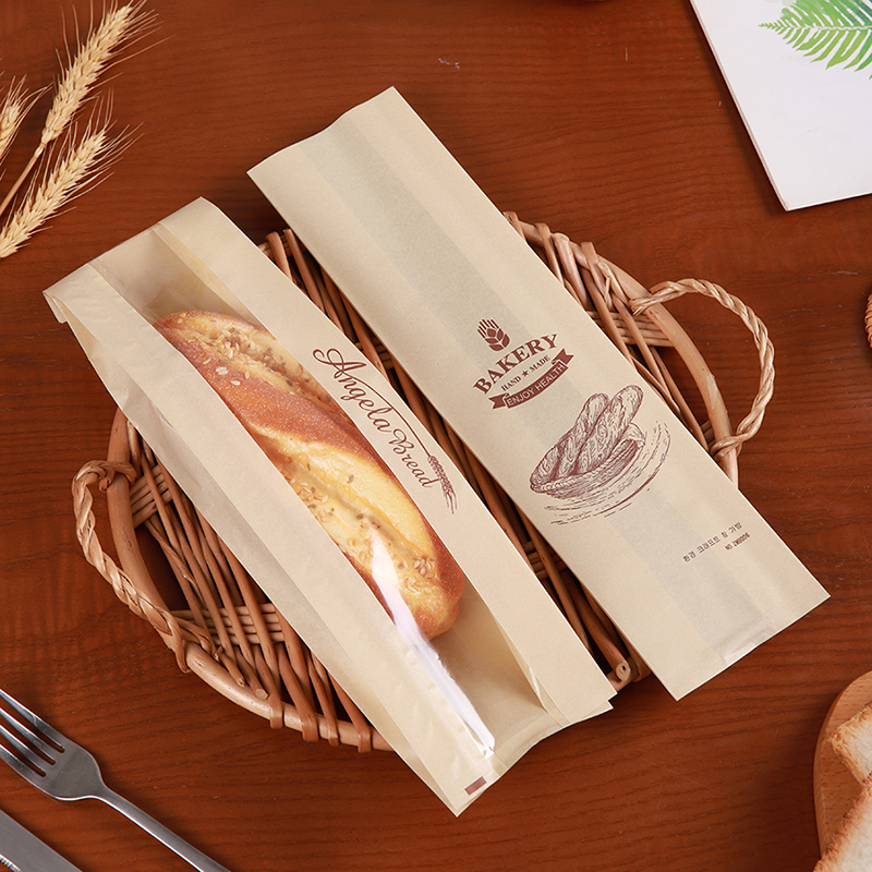 毛毛虫面包包装袋机封牛皮纸