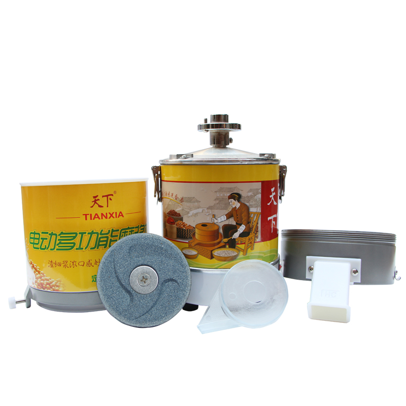 天下电动石磨肠粉米浆机小型干湿磨浆机豆浆豆腐花机青稞粉糌粑机