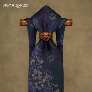 埃拉法特 手打正装商务男领带休闲复古英伦花草高端级绿桑蚕真丝