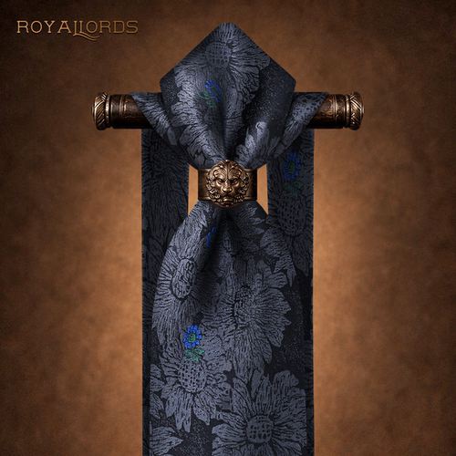 Royallords色织真丝商务领带