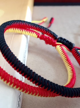 本命年红绳复古情侣款金刚结手绳