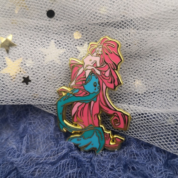 彼得潘Peter Pauper美人鱼动画童话系列金属徽章