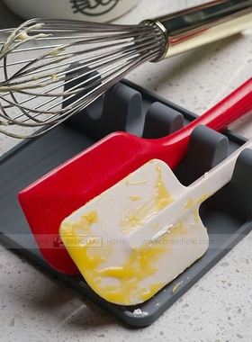 硅胶刮刀架 汤勺垫 搁物搁勺置物器打蛋器架多功能防烫架厨房用品