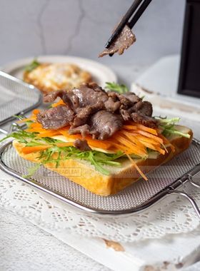 三明治烤网 三明治神器 烤箱专用  食品不锈钢 面包烤网 早餐神器