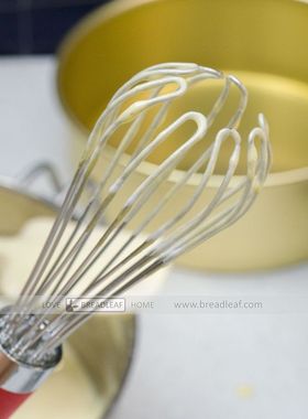 手柄打蛋器 中号开花大号12丝中号8丝红色舒适软硅胶手柄手动打蛋