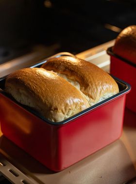 红多多迷你古早蛋糕模 加高正方形深型烤盘13cmx13cmx8cm