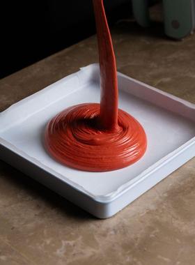 白色蛋糕卷油布不粘布 耐高温垫纸 凹凸纹理 可反复使用 有折痕