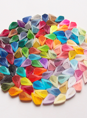 进口丹迪纸/日本千色纸衍纸条TANT 39cm单色卷纸50条直条装108色