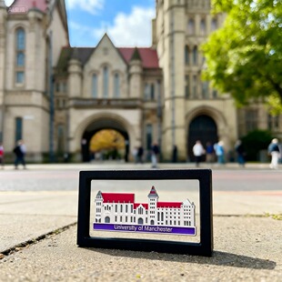 英国冰箱贴曼彻斯特大学冰箱贴3D立体冰箱贴英国伴手礼英国纪念品