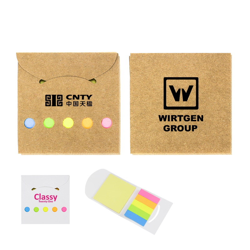 맞춤형 스티커 메모 로고 인쇄 패턴 인쇄 QR 코드 오피스 문구 광고 스티커 메모 맞춤 인쇄