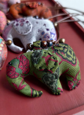 真丝挂件项链非遗面料