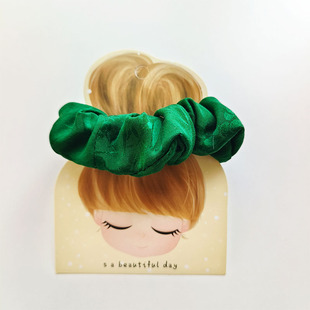 杂色真丝发圈100silk HANLU