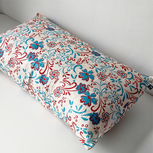 超重磅米罗小花重工提花双面重磅丝棉枕套 单只 HANLU