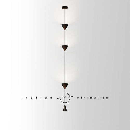 现代极简创意时光沙漏床头落地吊灯客厅沙发背景墙艺术免布线吊灯