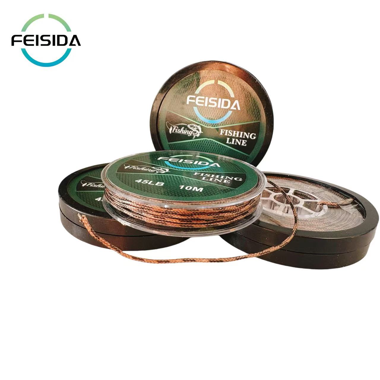 FEISIDA 45LB 10M欧鲤钓前导线45磅10米鲤钓100米铅芯前远投前导