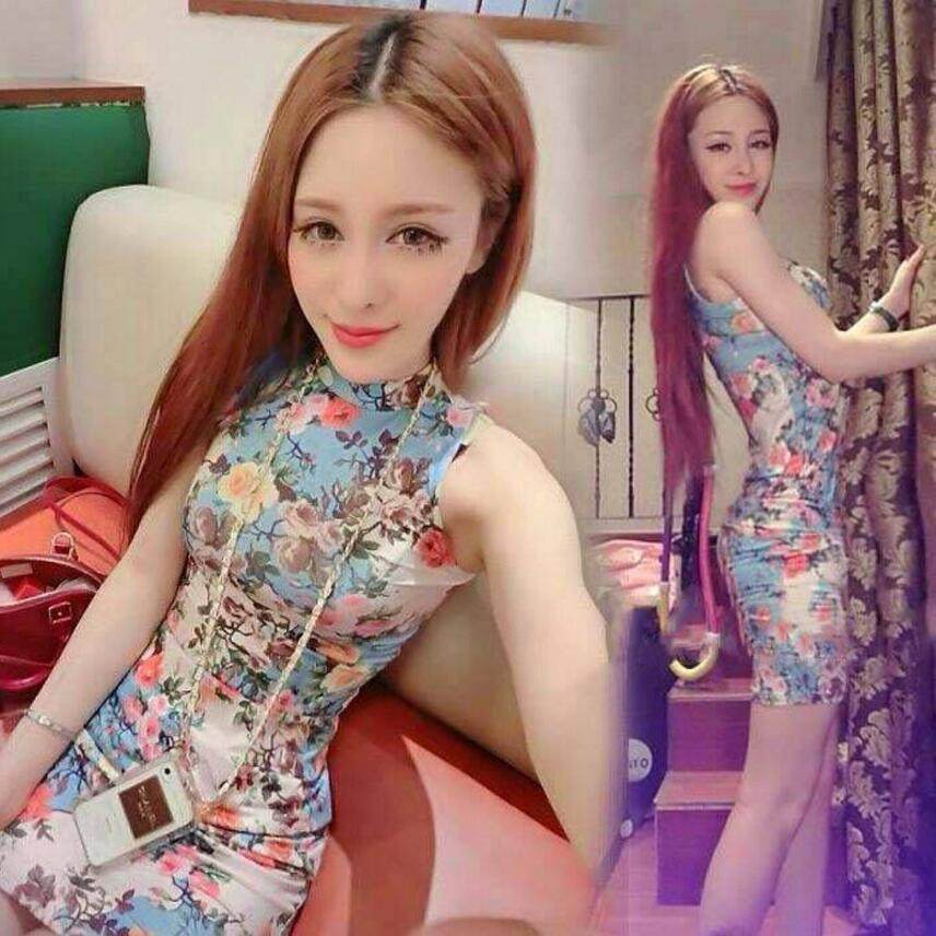 2019 new pattern Ladies Self cultivation Tight fitting Package hip cheongsam Over the United States Decor fashion Summer wear sexy Dress Women's wearin the Women's clothing/Boutique , Dress  category - from Buy2taobao.com to provide professional Taobao agent buy service