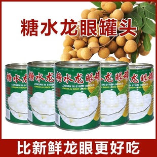 恒星龙眼罐头567g罐装 糖水现摘即食新鲜龙眼零食大桂圆罐头