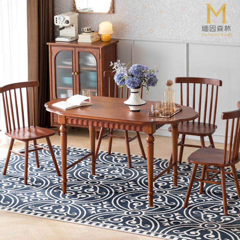 缅因丨花边餐桌法式中古