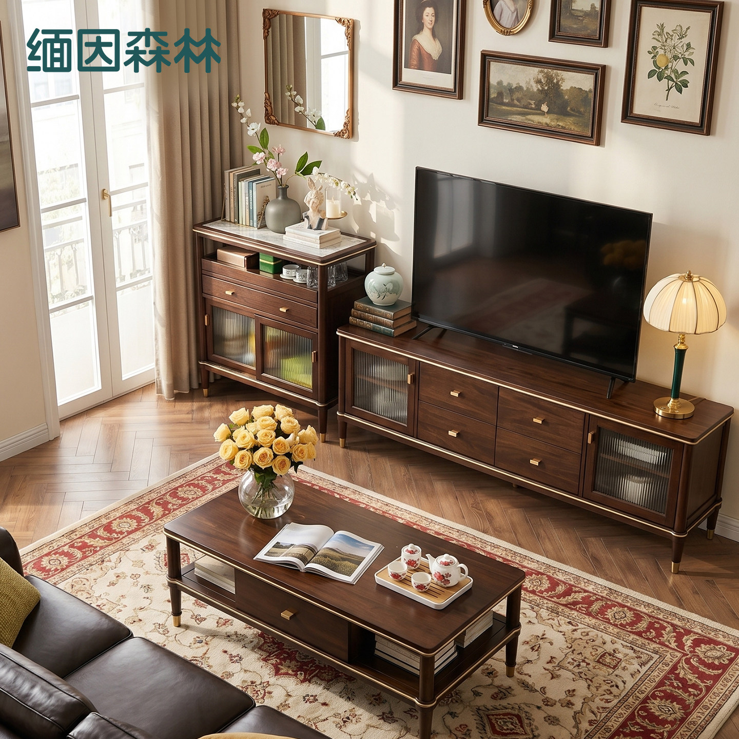缅因森林丨钢琴师电视柜图片