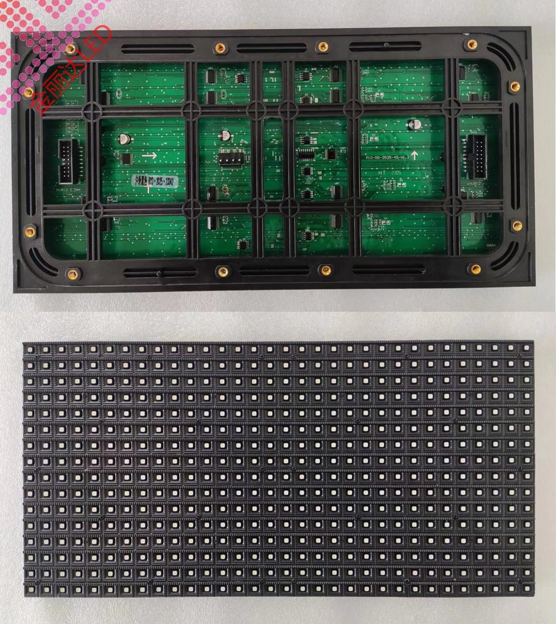 p10户外红绿双色单元板室外双色超高亮led显示屏适合交通 外广告