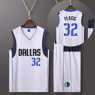 美式球服独行侠弗拉格篮球服定制复古城市版球衣裤男女套装定制